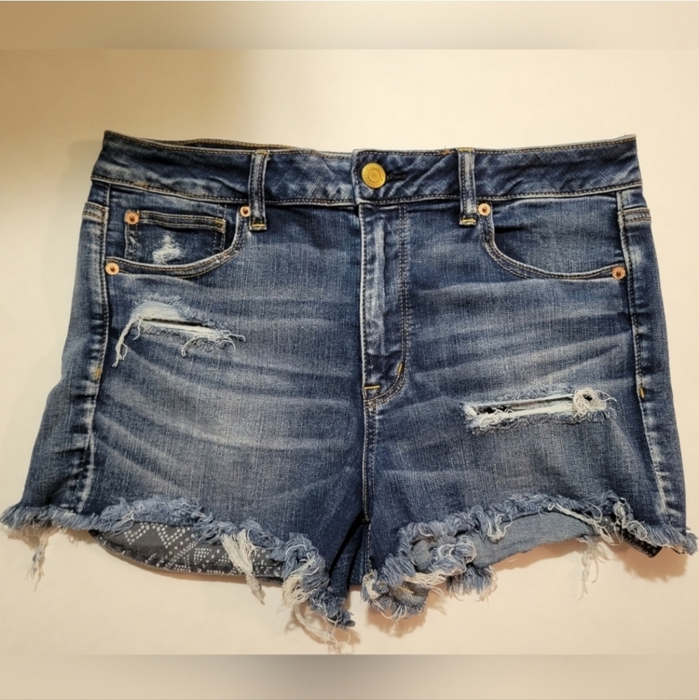 AE Ne(x)t Level Stretch Hi-Rise Shortie - Size 14
